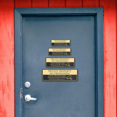 Standard Plus No Trespassing These Premises Are Protected by Video Surveillance