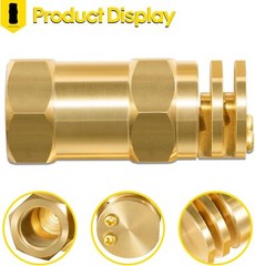 Boomless Spray Nozzle 1/2″ FPT #5 Orifices (90° & 180° Caps) 2.0 GPM for 6540-1