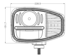 LED Headlight work Lights For Volvo Wheel Loader L60E, L70E, L90E, L110E, L120E