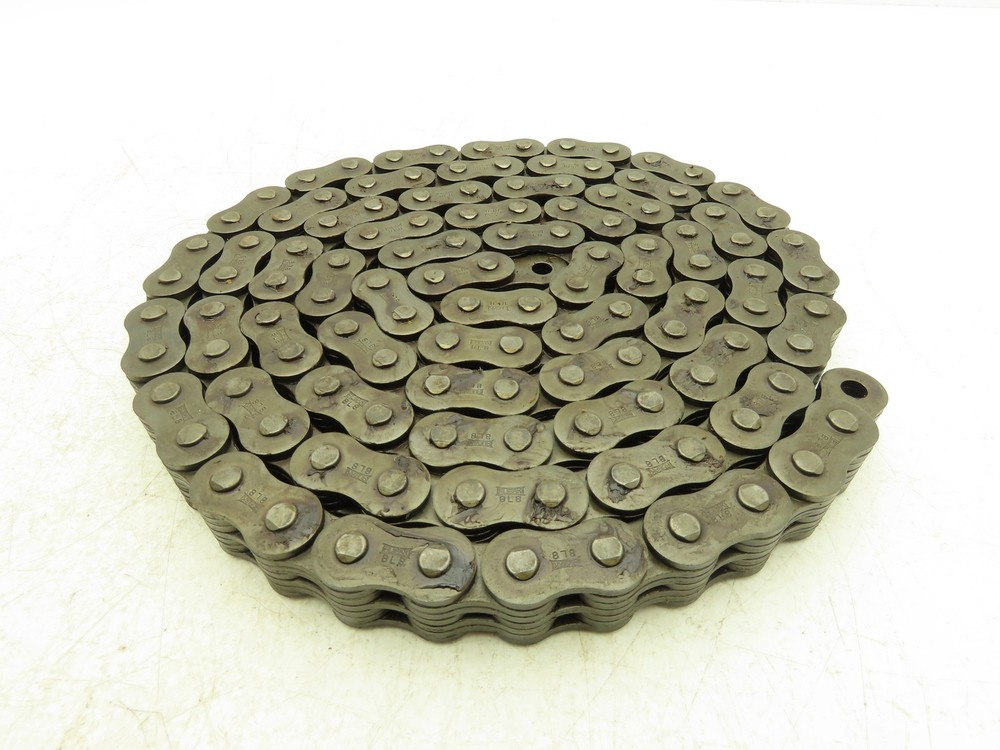 Tsubaki BL8 Single Strand Leaf Chain 3×4 Lacing 1″ Pitch BL-8 Series 10′