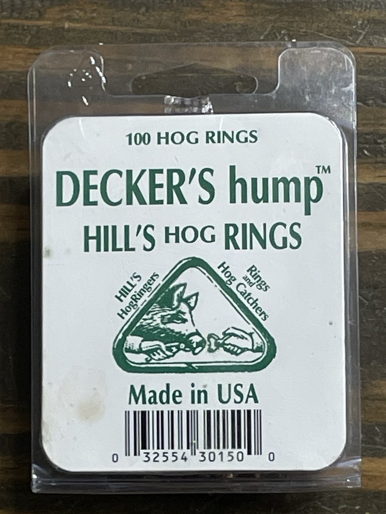 Decker Manufacturing Company, Decker’s Hump Hill’s Hog Rings, 93 Rings