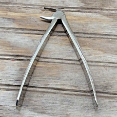 C. ASH & Sons Dental Forceps #33 EP4-46 Pliers Extraction Tool England Vintage