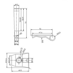 Half Conical Coupler Clip Pack | Aluminum Truss Connector