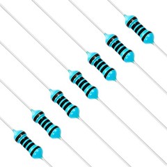 100pcs 100 Ω ohm Resistor 1/4W 0.25W Metal Film Fixed Resistor 0.01 ±1% Toler…