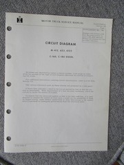 International Truck 6123 M-412 Electrical Circuit Wiring Diagram Service Manual
