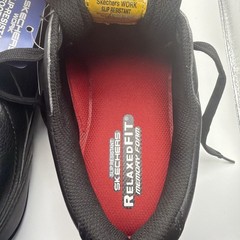 Men’s 14 Skechers WORK Slip Resistant Relaxed Fit Memory Foam Shoes Black NEW