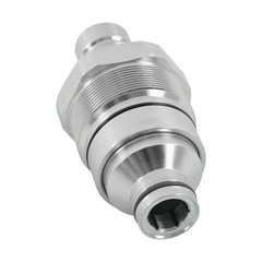 Male Flat Face Coupler Compatible With Caterpillar 279D 299D 226D 262D