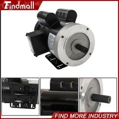 5HP Electric Motor 3450RPM Single Phase 208-230V 56C Frame 5/8″ Shaft 60HZ TEFC