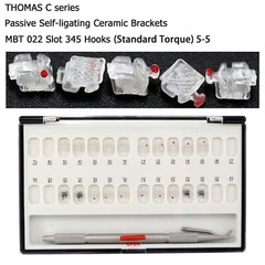 Dental Orthodontic Self Ligating Brackets Metal Ceramic Roth MBT Damon Empower