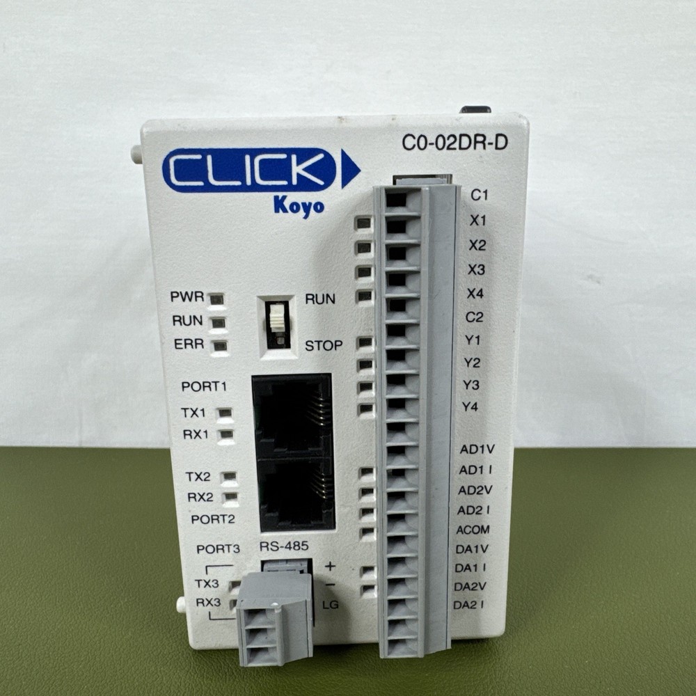 Automation Direct C0-02DR-D CLICK Analog PLC, Ex Condition