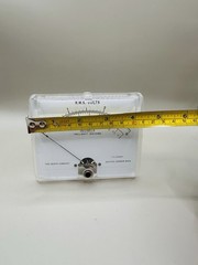 NOS Heathkit Simpson 4.5″ Rectangular Panel Meter RMS Volts DB 200uA 1329 W/ Box