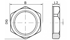 Cable Gland IP68 PG7 – PG63 Strain Relief – Grey Black