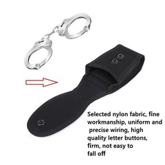 Tactical Handcuffs Case Police Holster Molle Pouch Nylon Holder Handcuff Holster