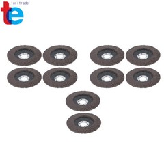 60 Grit Premium Zirconia Grinding Flap Disc 10Pcs 4-1/2″ X 7/8″ Flap Disc Grey