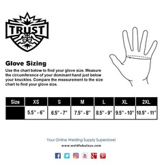 Trust Protection 4452L Select Single Palm Leather Work Glove, Large, 12 Pack