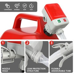 Automatic Fuel Transfer Pump with Auto-Stop, Battery Powered Fuel Transfer Pump