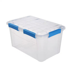 50L/52.8Qt Waterproof Clear Latch Tote IP-67