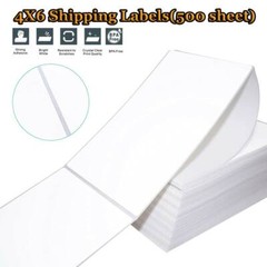 4″x6″ Fanfold Direct Thermal Shipping Labels For Zebra Rollo MUNBYN Printer 500