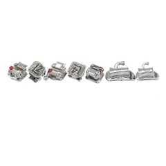 Dental Orthodontic Self Ligating Brackets Damon Q Clear Ceramic Metal Roth MBT