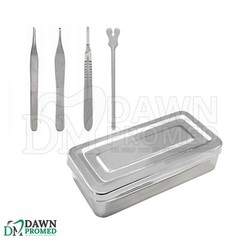 13 Pcs Basic Minor Surgery Set With Stainless Box Surgical Instruments German Gr