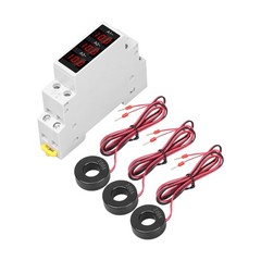 AC 80-500V 100A DIN Rail Ammeter Voltmeter Digital Display Voltage Current Meter