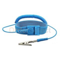 Anti-Static Wrist Band ESD Grounding Strap Prevents Static Build Up, Blue
