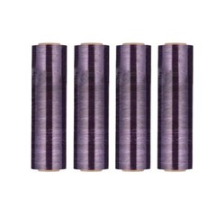 8 Rolls Cast Hand Stretch Wrap 18″ x 1500′ 47 Gauge, Tinted Purple Shrink Film