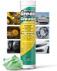 Ultra Heavy Duty Green Grease Tube (14Oz – 1 Pack) – NLGI 2, High Temp, Waterpro