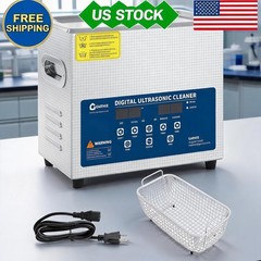 3L Ultrasonic Cleaner with Digital Timer & Heater, 40kHz Professional Ultrasonic