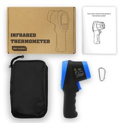 Infrared Thermometer Gun -50°C to 1500°C (-58°F to 2732°F) with Laser, 30:1 D:S