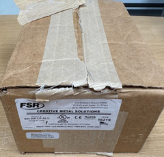 FSR Creative Metal Solutions Low Profile Wall Feed Box (P/N: SW-WF-LP-SLT)