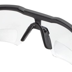 Milwaukee 48-73-2200 Clear +1.00 Bifocal Safety Glasses Magnified Anti-Scratch