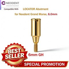 Overdenture Locator Abutment Neodent GRAND MORSE GM Male Caps Inserts Core Tool
