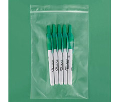 100 pcs 5×7″ Clear Reclosable Seal Top Zip Bag Plastic Poly Lock Bags 2 Mil