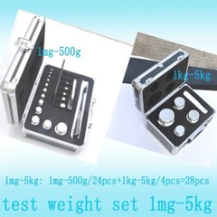 M1 1mg-5kg Calibration Weight Set 304 SST Analytical Balance Test Mass