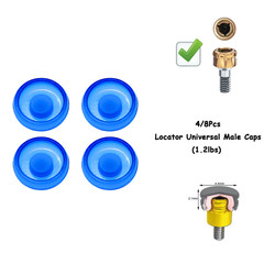 US 4/8Pcs Dental Overdenture Retention Caps For Implant Locator Abutment Inserts