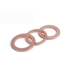 M5 M6 M8 M10 M12 M14 Metric Copper Sealing Washers Flat Sump Plug Gasket Rings