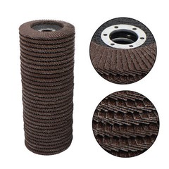 50 Pcs 4-1/2″×7/8″ 40 Grit Premium Zirconia Flap Disc Sanding Grinding Grey