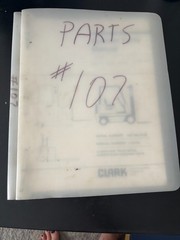 Clark C500 S100 S/N 685-283-9150 Manual # I-103-54