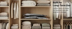 4 Pack Oxford Cloth Vacuum Storage Bags (S/M/L/XL) – Space Saver Vacuum Bags for