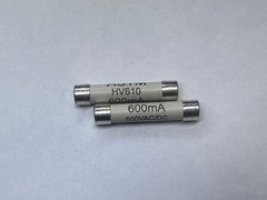 ASTM Ceramic Fuse HV610 600mA 600VAC/DC, 6x32mm (2 pc/pk) for Digital Multimeter