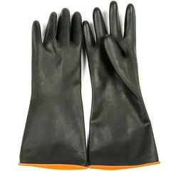 Heavy Duty Rubber Gloves Acid Alkali Resistant Safety Work Safety Gloves