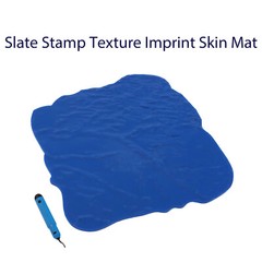 36″ X 36″ Slate Stone Texture Decorative Concrete Cement Stamps Mats Blue