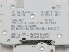 Schneider Electric C60 2A Multi 9 D2A Circuit Breaker 1 Pole DIN Rail Lot of 2