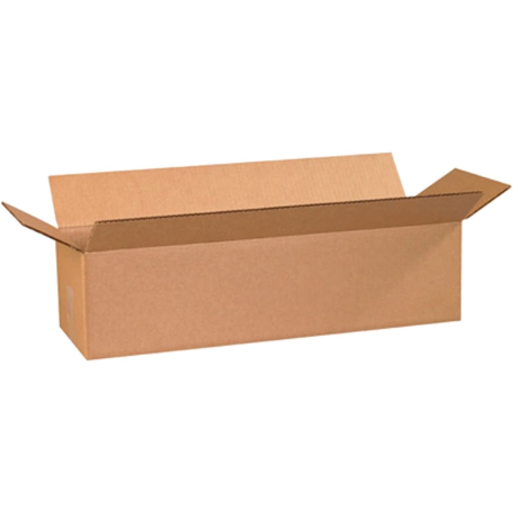 BOX USA 2486 Long Corrugated Cardboard Box 24″ L x 8″ 24″L x 8″W X 6″H, Kraft