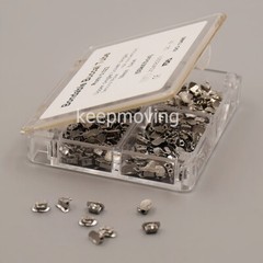 Dental Orthodontic Buccal Tube 2nd Molar Roth 0.022 Bondable Non-Conv Mesh Base