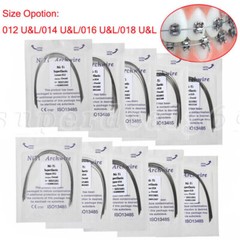 Dental Super Elastic Niti Round Arch Wires Arch Wire for Bracket Braces USA