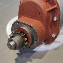 Hanning Elektro-Werke W7DW4B Induction Motor 115V AC 60Hz 7.6A 1680RPM Lenze Gea