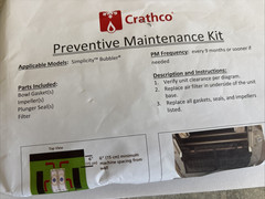 Crathco Grindmaster 25000122 Prevention Maintenance Kit , Free Shipping!!!