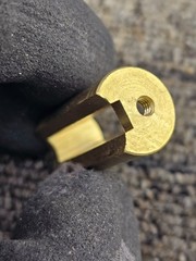 American Lock A3702WO Solid Brass Padlock 2-inch Body x 3-inch Hardened Shackle